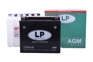 Accu Landport YTX20L-BS ( 12V/18A ) - AE-trading