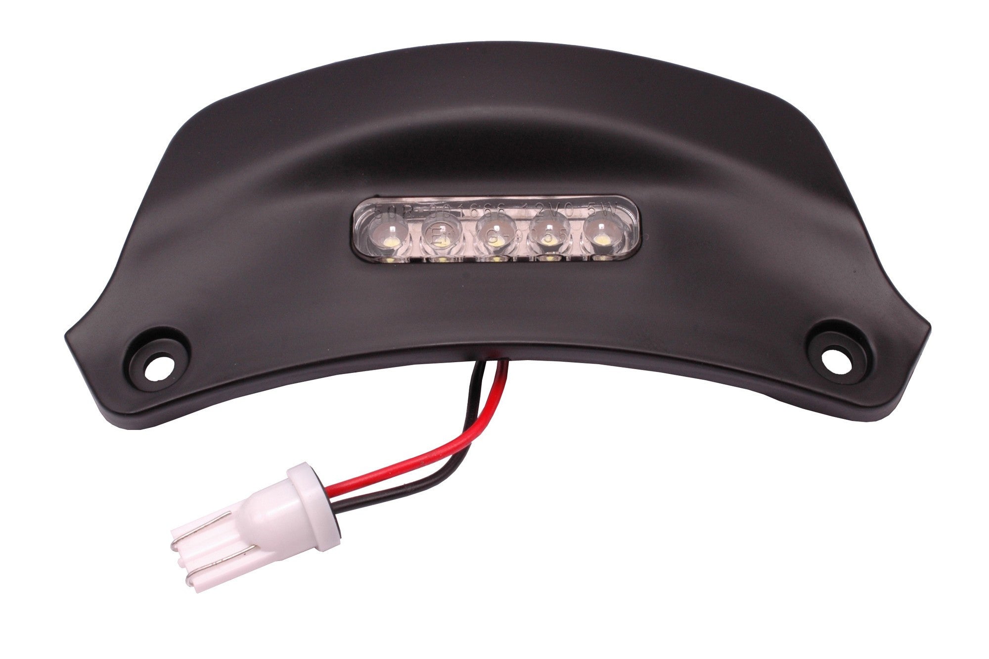 Kentekenplaatverlichting LED Mat Zwart | Vespa Sprint - AE-trading