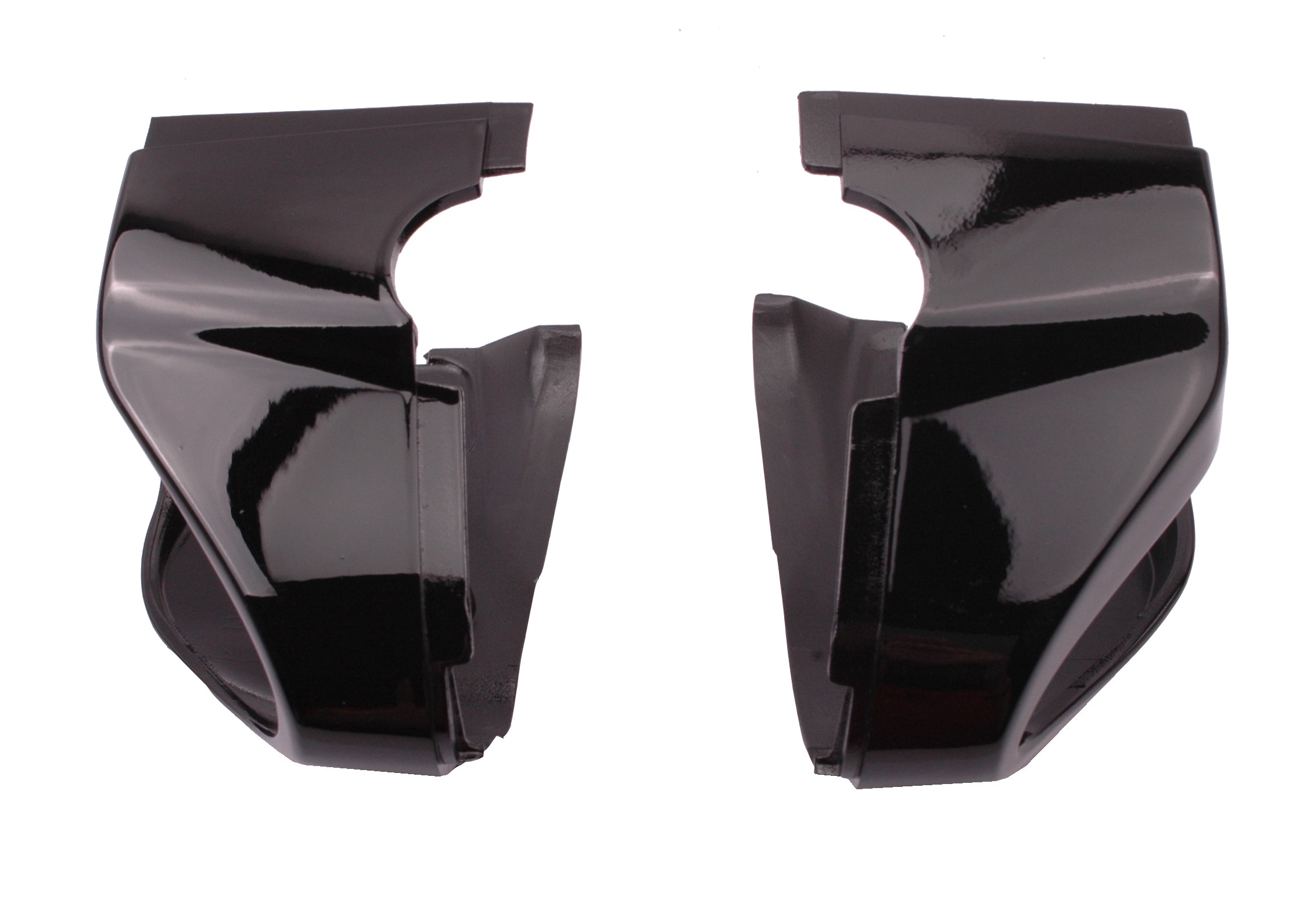 Stuurkap L+R Glans Zwart | Vespa Primavera / Sprint - AE-trading