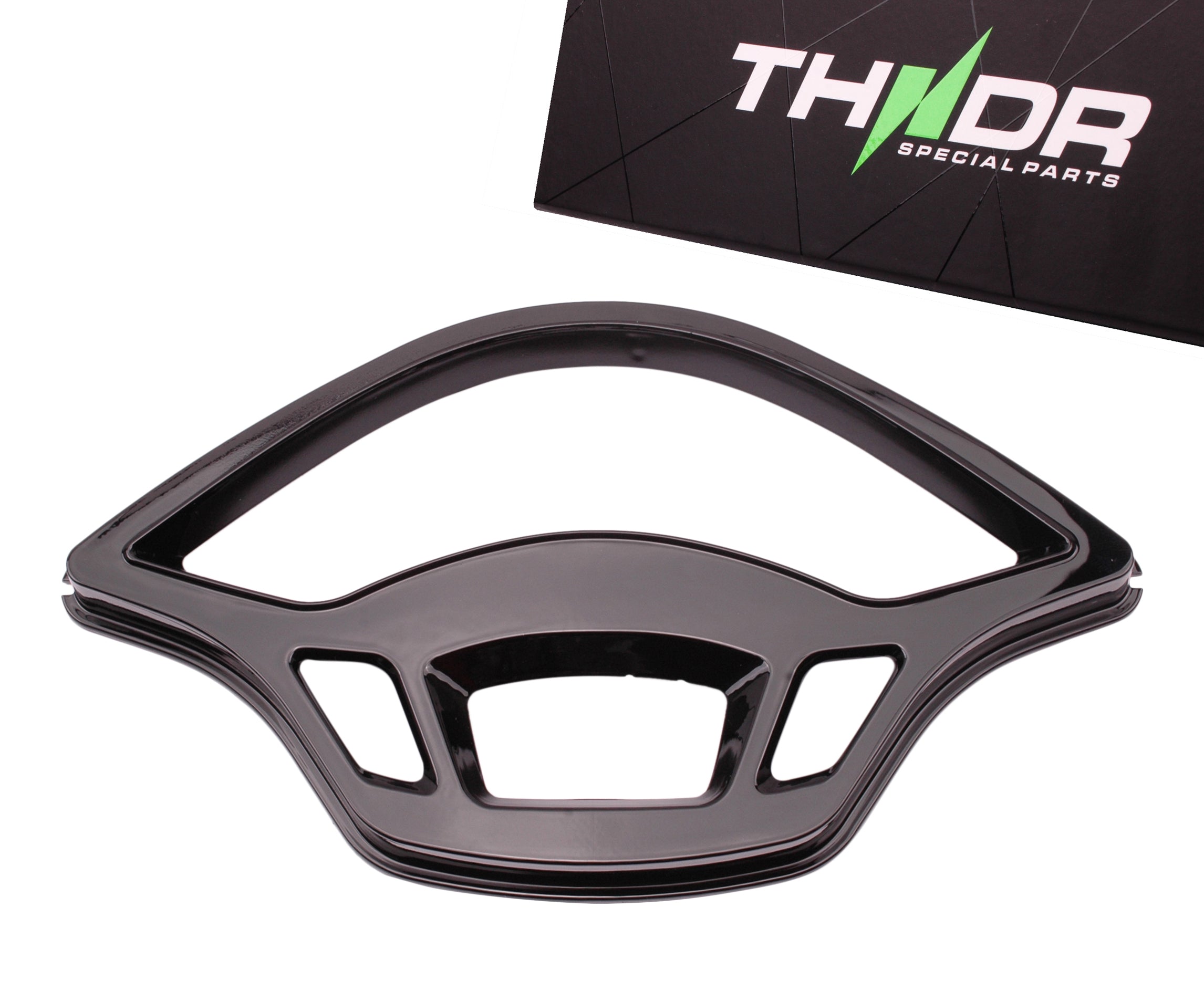 Cockpit Frame THNDR Glans Zwart | Vespa Sprint - AE-trading