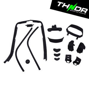Stylingkit Compleet Mat Zwart THNDR | Vespa Sprint ('18-) - AE-trading