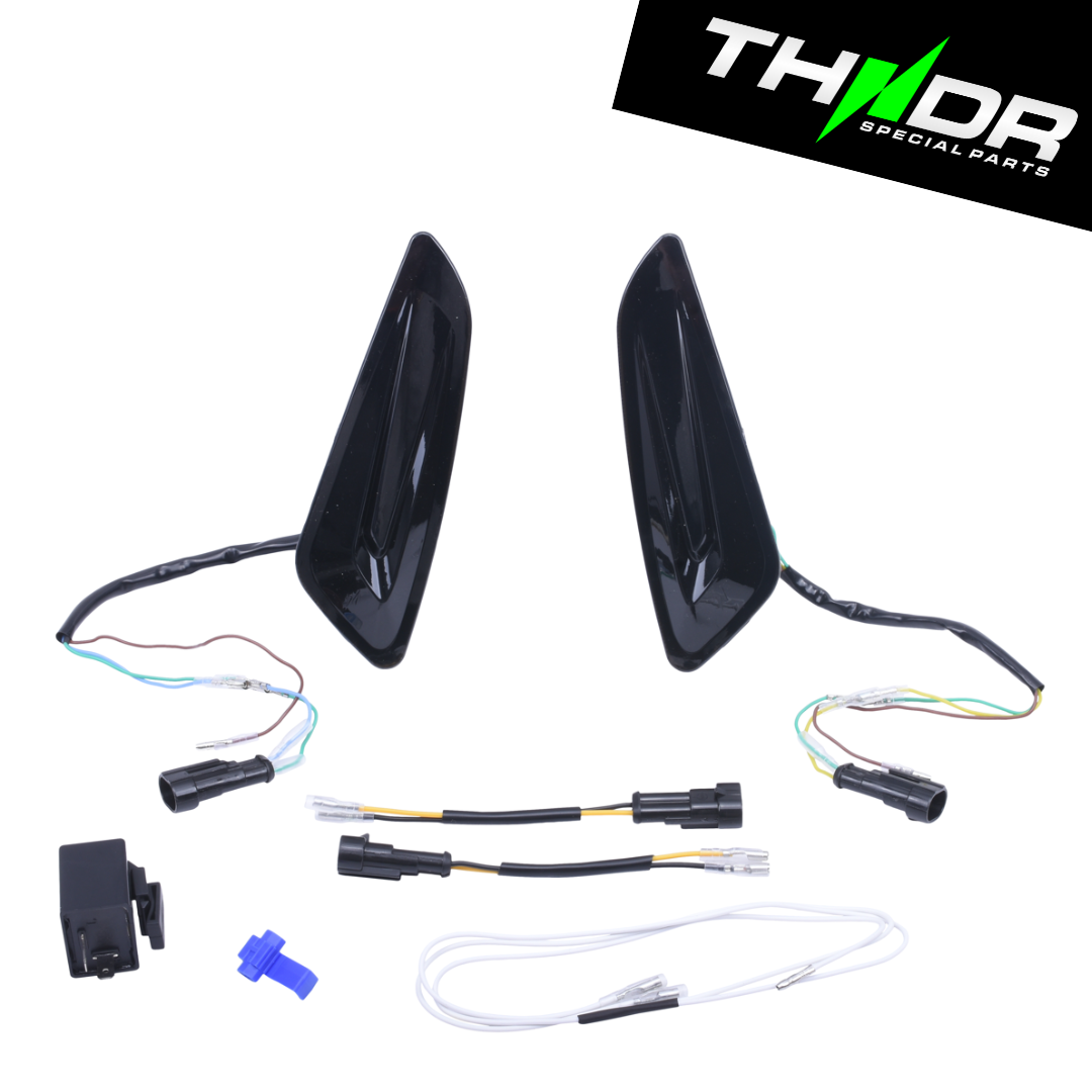 RAW-set Voor THNDR Strike Black Edition | Vespa Sprint - AE-trading