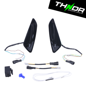 RAW-set Voor THNDR Strike Black Edition | Vespa Sprint - AE-trading