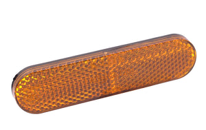 Reflector Plaklaag Oranje 96x24mm (CE) - AE-trading