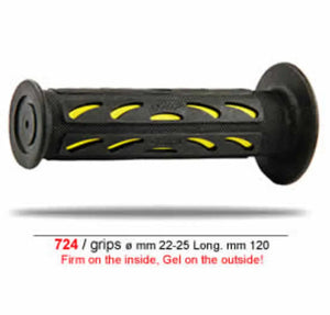 Handvaten Progrip 724 Zwart / Geel - AE-trading