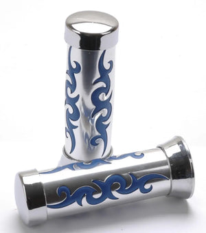 HANDVATEN IMI TRIBAL CHROOM - BLAUW - AE-trading