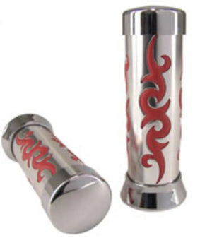 HANDVATEN IMI TRIBAL CHROOM - ROOD - AE-trading