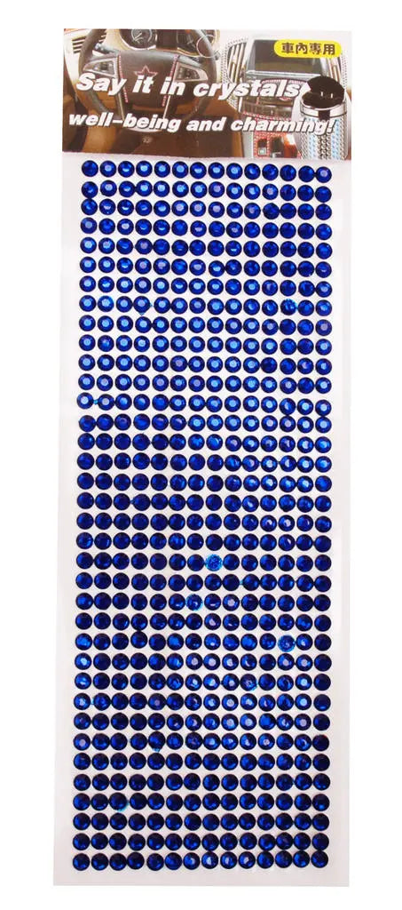 STICKER CRYSTAL BLAUW - AE-trading