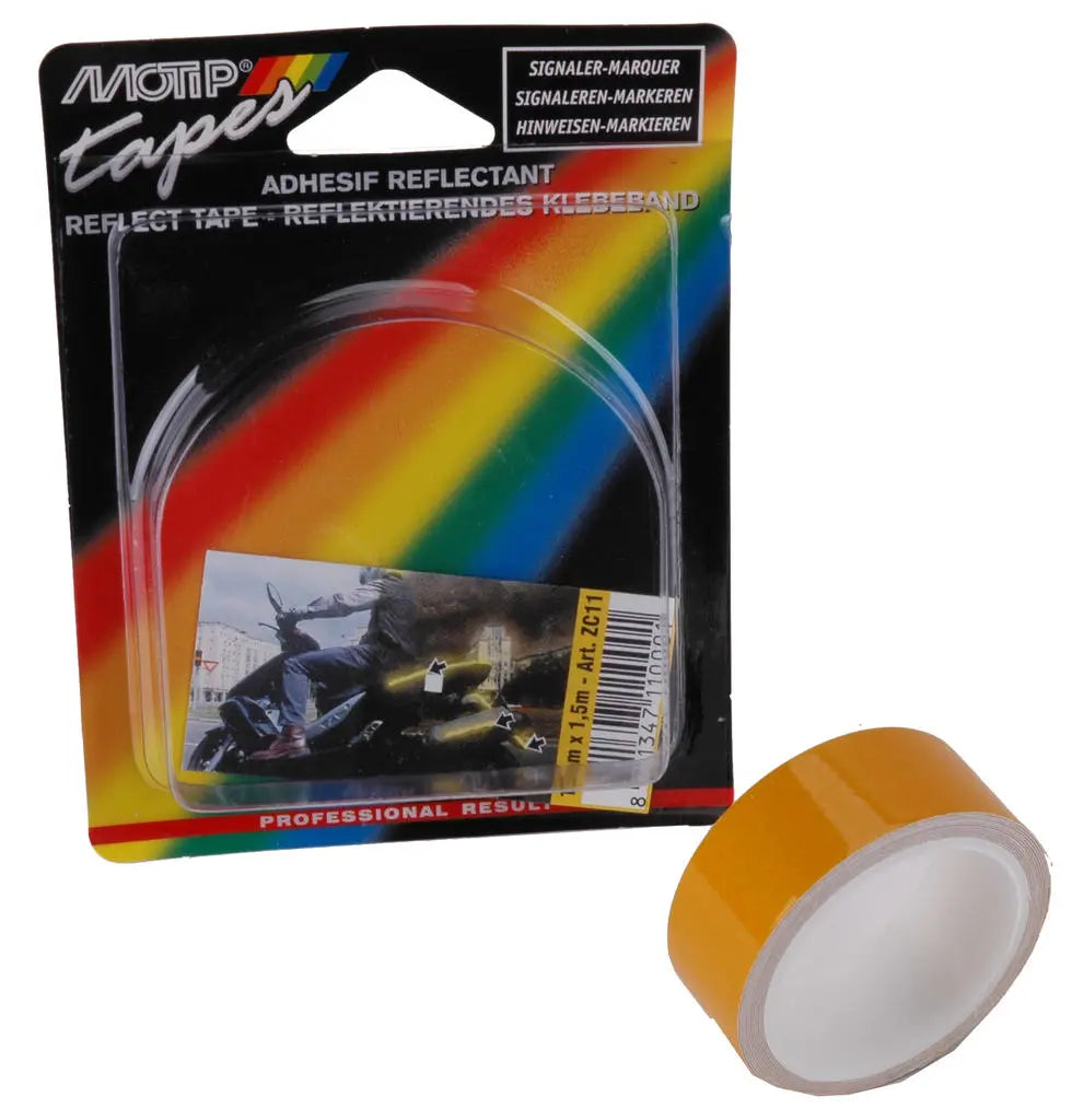 Tape Motip Reflecterend Geel tape - AE-trading