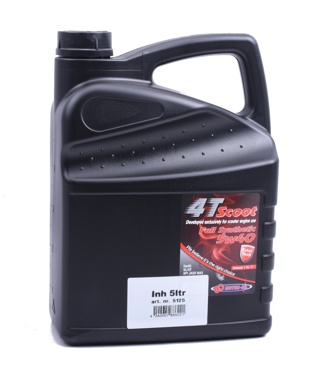 Motorolie BO 4T Scooter Full Synth Ester 5W-40 (5L) - AE-trading