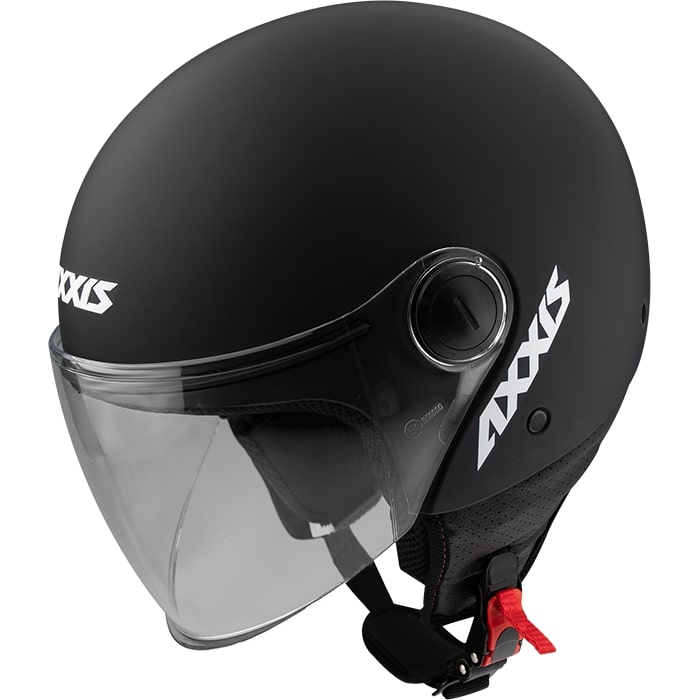 Helm Axxis Square Solid Mat Zwart L - AE-trading