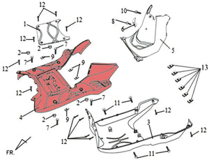Voetplaat Sym Orbit-II - AE-trading