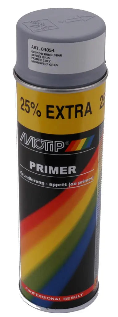 Spuitlak Motip Grondlak Grijs (500ml) - AE-trading