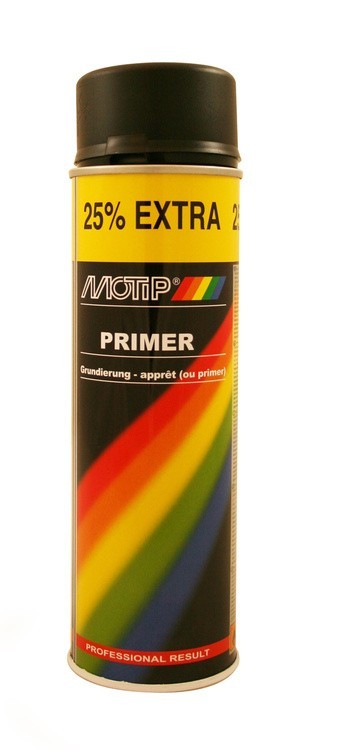 Spuitlak Motip Grondlak Zwart (500ml) - AE-trading
