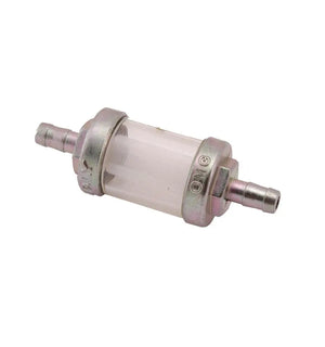 BENZINEFILTER 6MM OMG ALU. - AE-trading