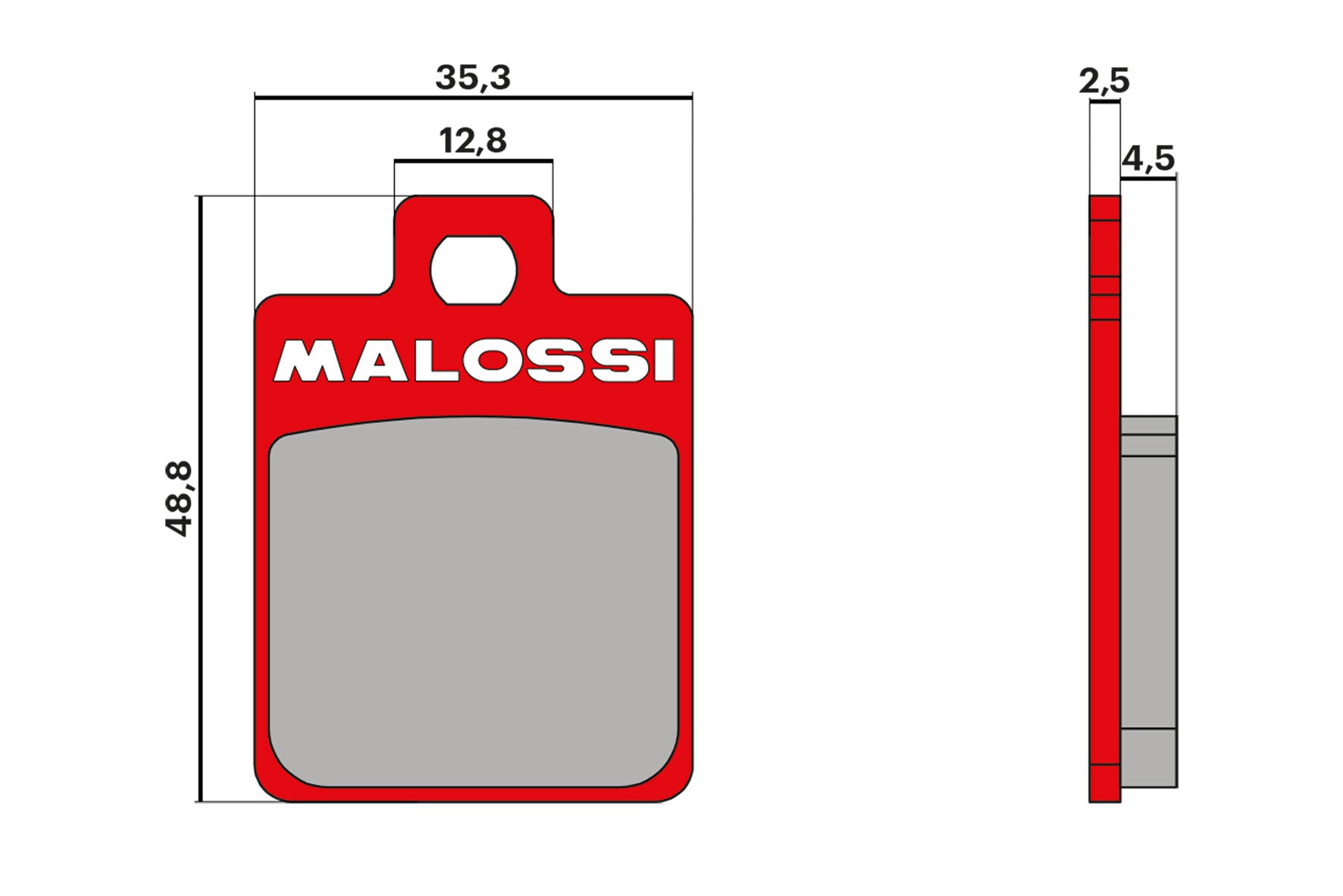 Remblokken Malossi MHR | Vespa LX / S - Piaggio Zip - AE-trading