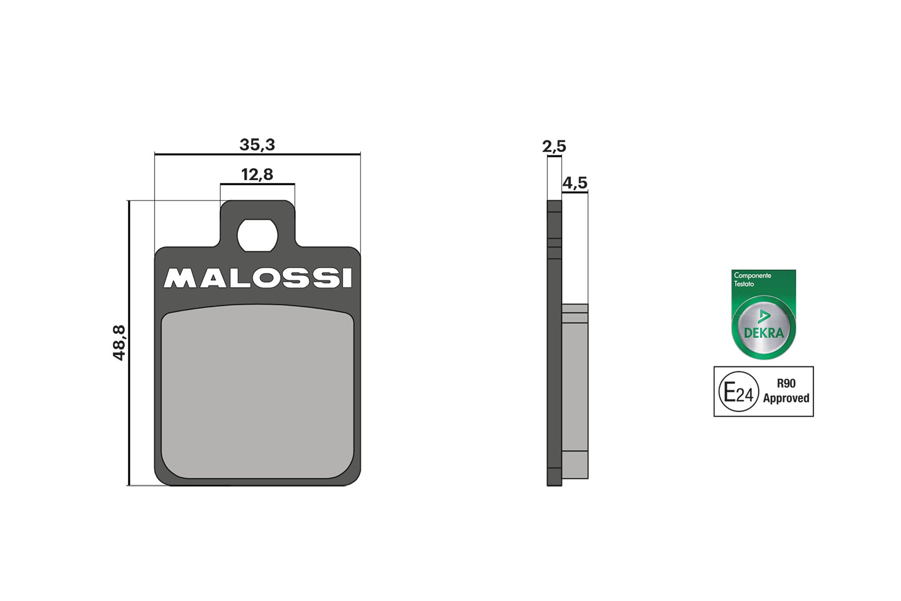 Remblokken Malossi Sport | Vespa LX / S - Zip 4T - AE-trading