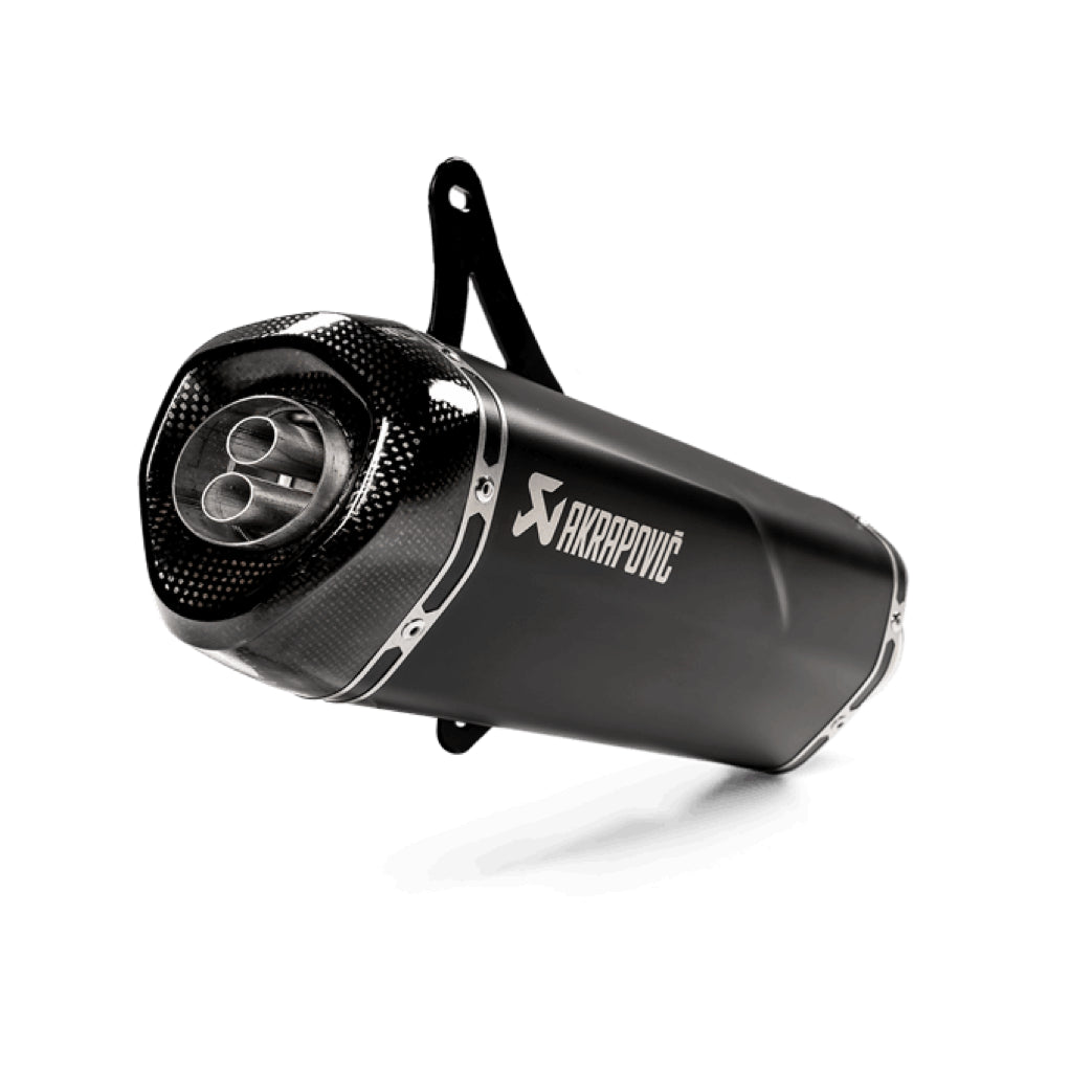 Uitlaat Akrapovic Racing SS Black | Vespa GTS - AE-trading