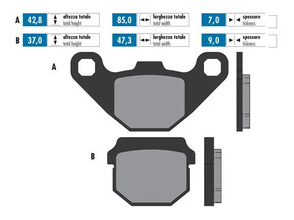 Remblokset Polini 0085 - AE-trading