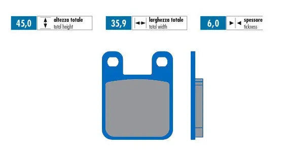 Remblokset Polini 0094 - AE-trading