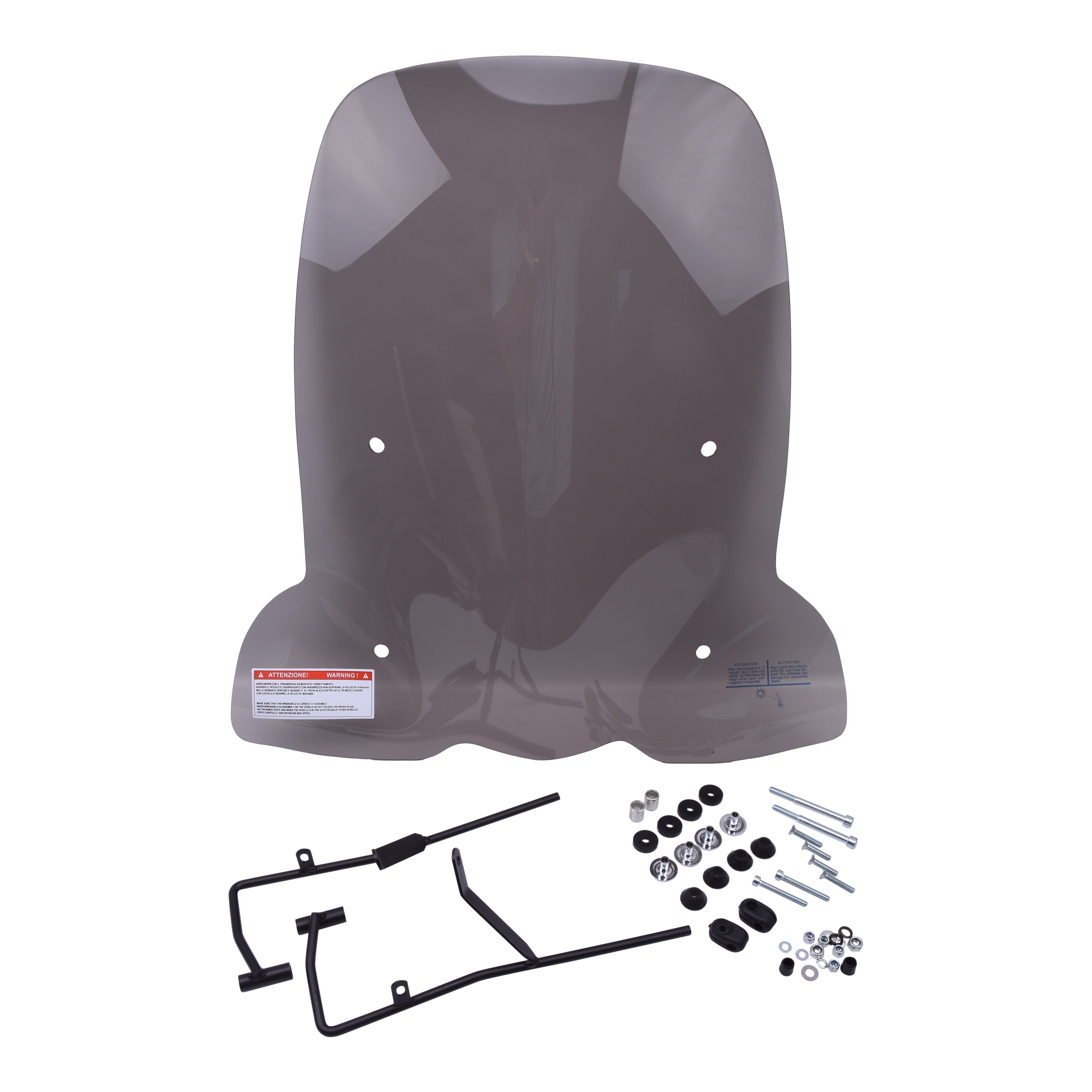 Windscherm Smoke | Peugeot Kisbee (68cm) - AE-trading