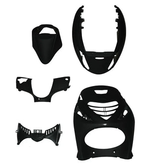 Kappenset 5-delig Mat Zwart | Piaggio Zip SP - AE-trading