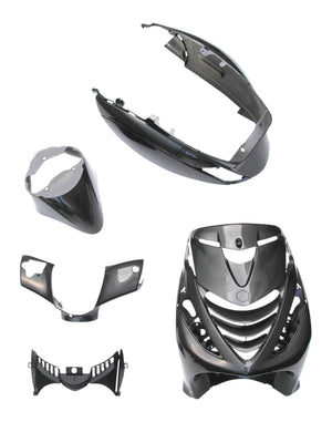 Kappenset 5-delig Porsche Agaatgrijs | Piaggio Zip SP - AE-trading