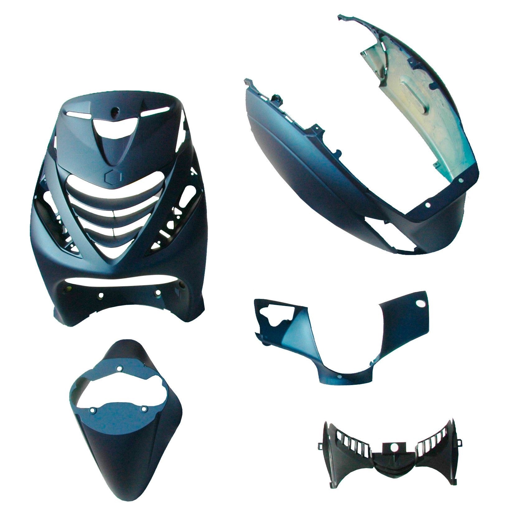 Kappenset 5-delig Mat Blauw | Piaggio Zip SP - AE-trading