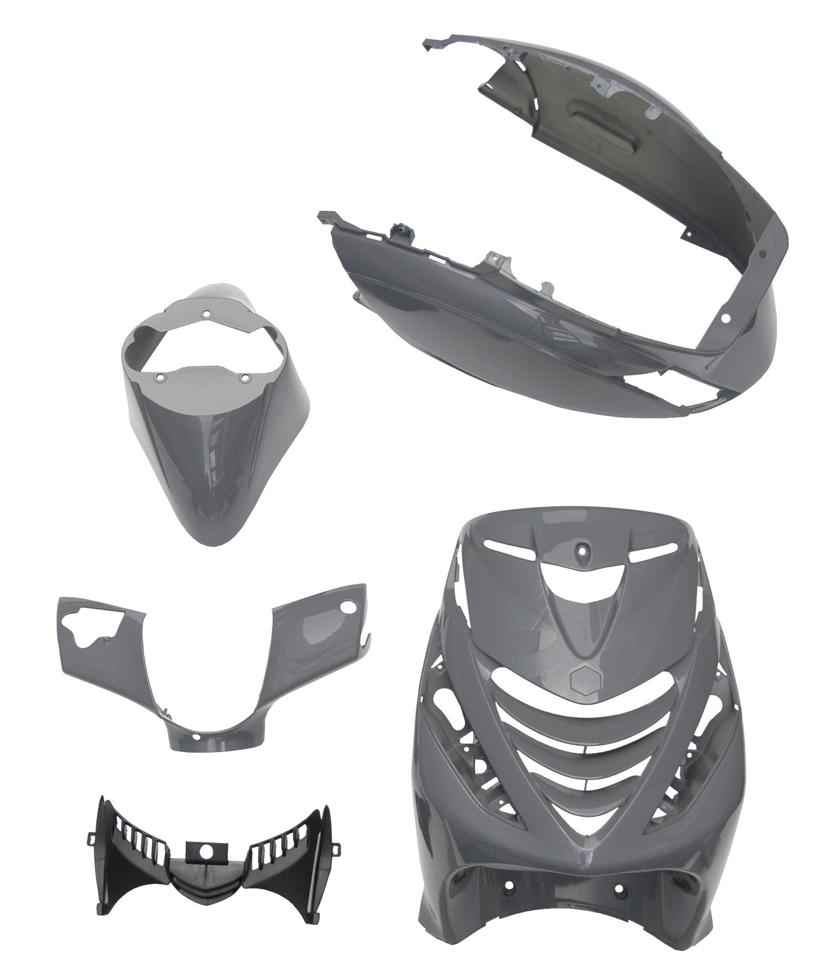 Kappenset 5-delig Nardo Grey | Piaggio Zip SP - AE-trading