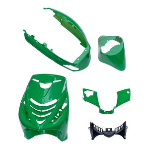 Kappenset 5-delig Porsche Python Green Glans | Piaggio Zip / Zip SP - AE-trading
