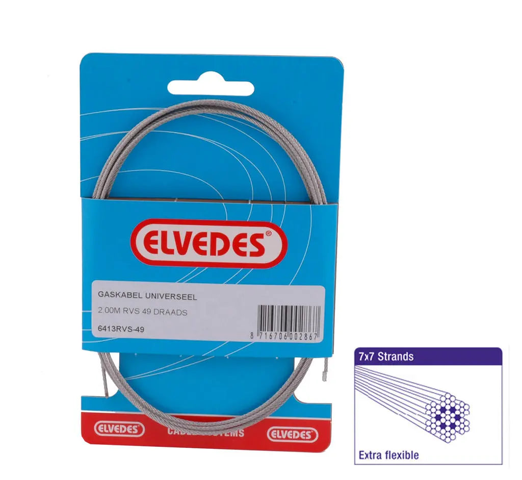 Gaskabel Binnen Elvedes Ton 49-draads (6413-49) - AE-trading