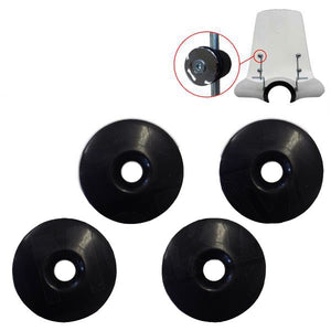 Doppenset Windscherm Zwart - AE-trading