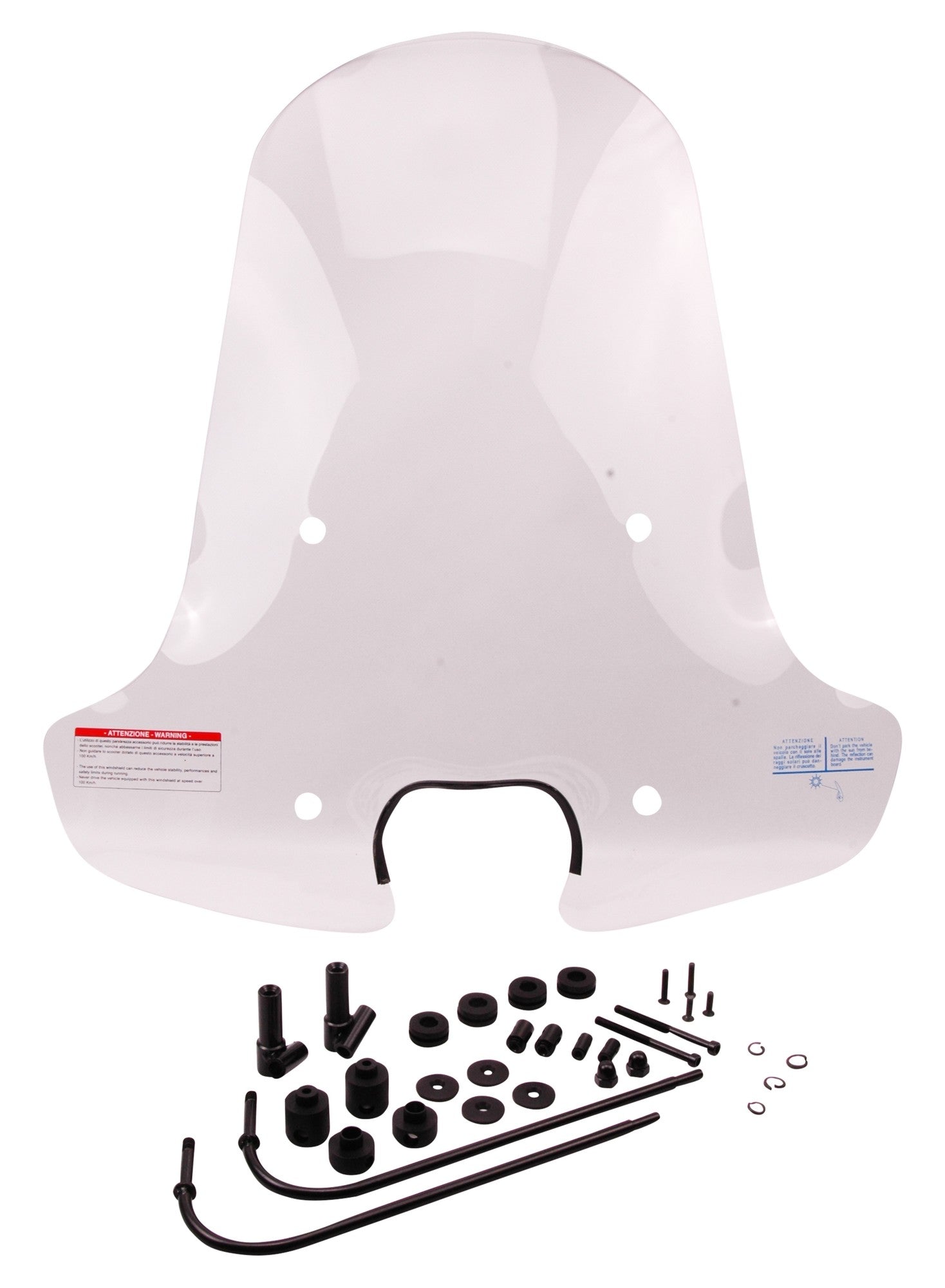 Windscherm Helder | Piaggio Zip (73cm) - AE-trading