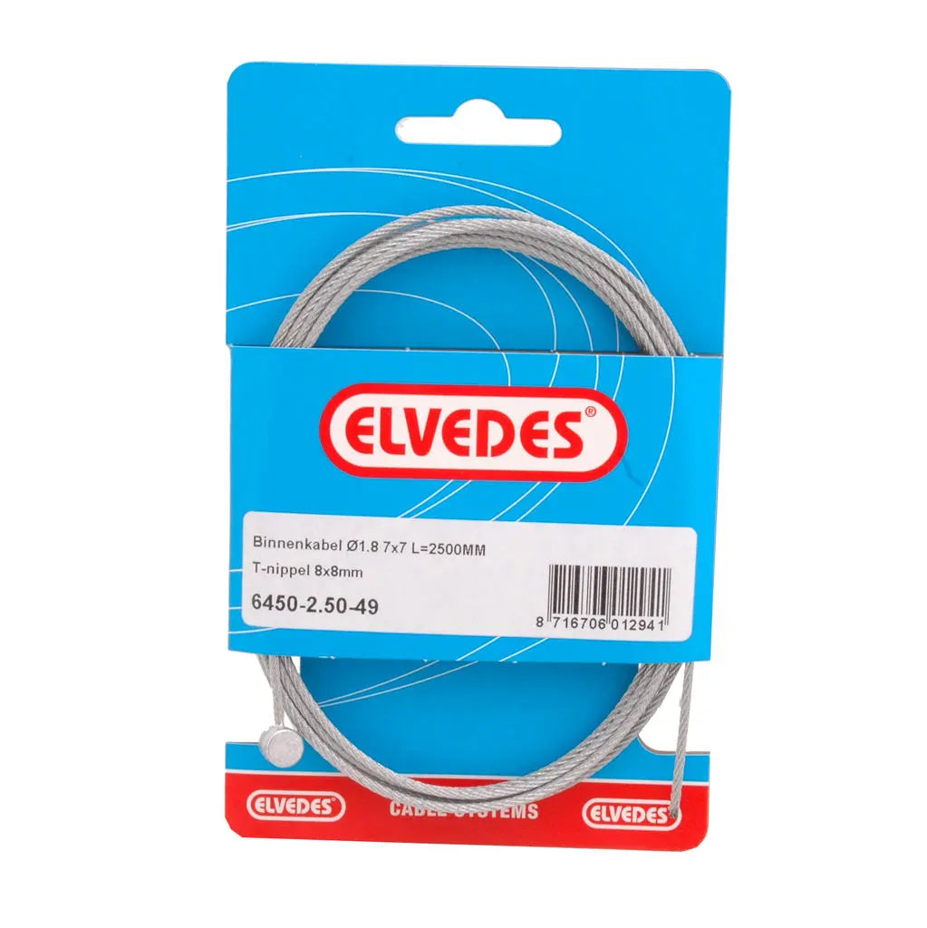 Remkabel Binnen Elvedes Ton 8x8 RVS 49-draads (6450-49) - AE-trading