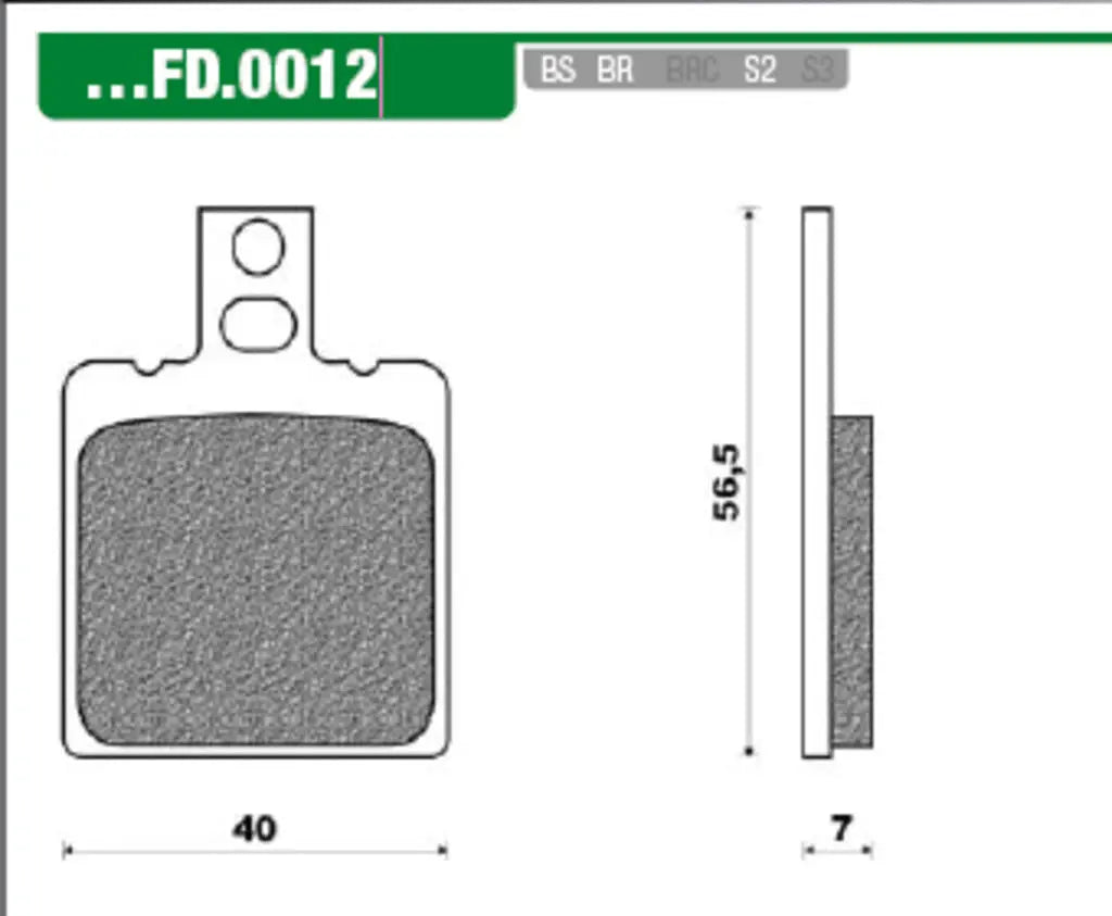 Remblokset Newfren FD0012 - AE-trading