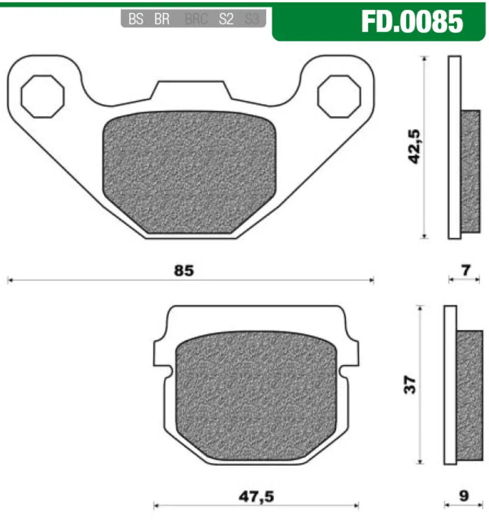 Remblokset Newfren FD0085 - AE-trading