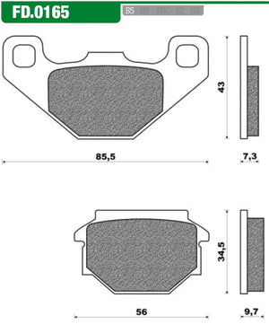 Remblokset Newfren FD0165 - AE-trading