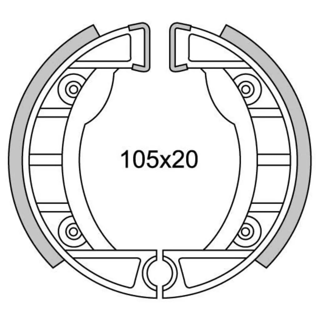 Remsegmentset Newfren GF0152 - AE-trading
