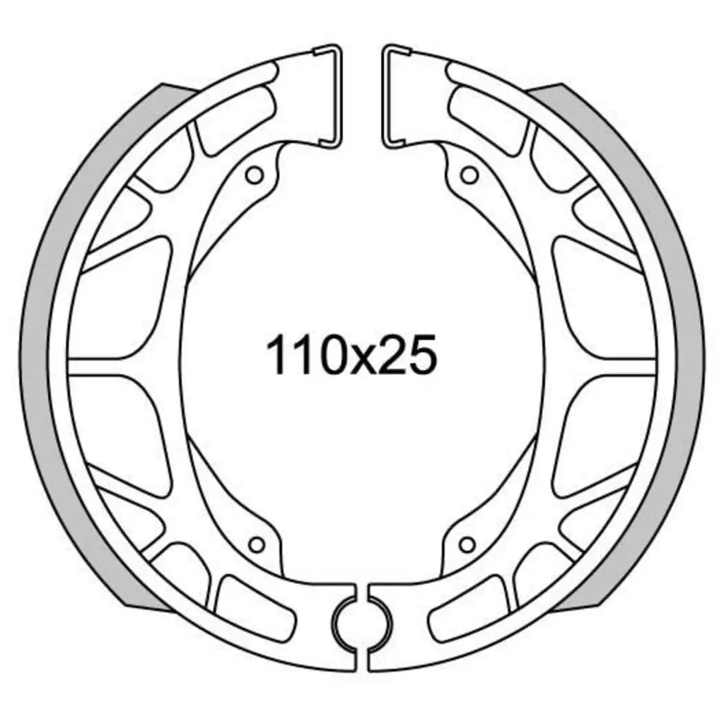 Remsegmentset Newfren GF0255 - AE-trading