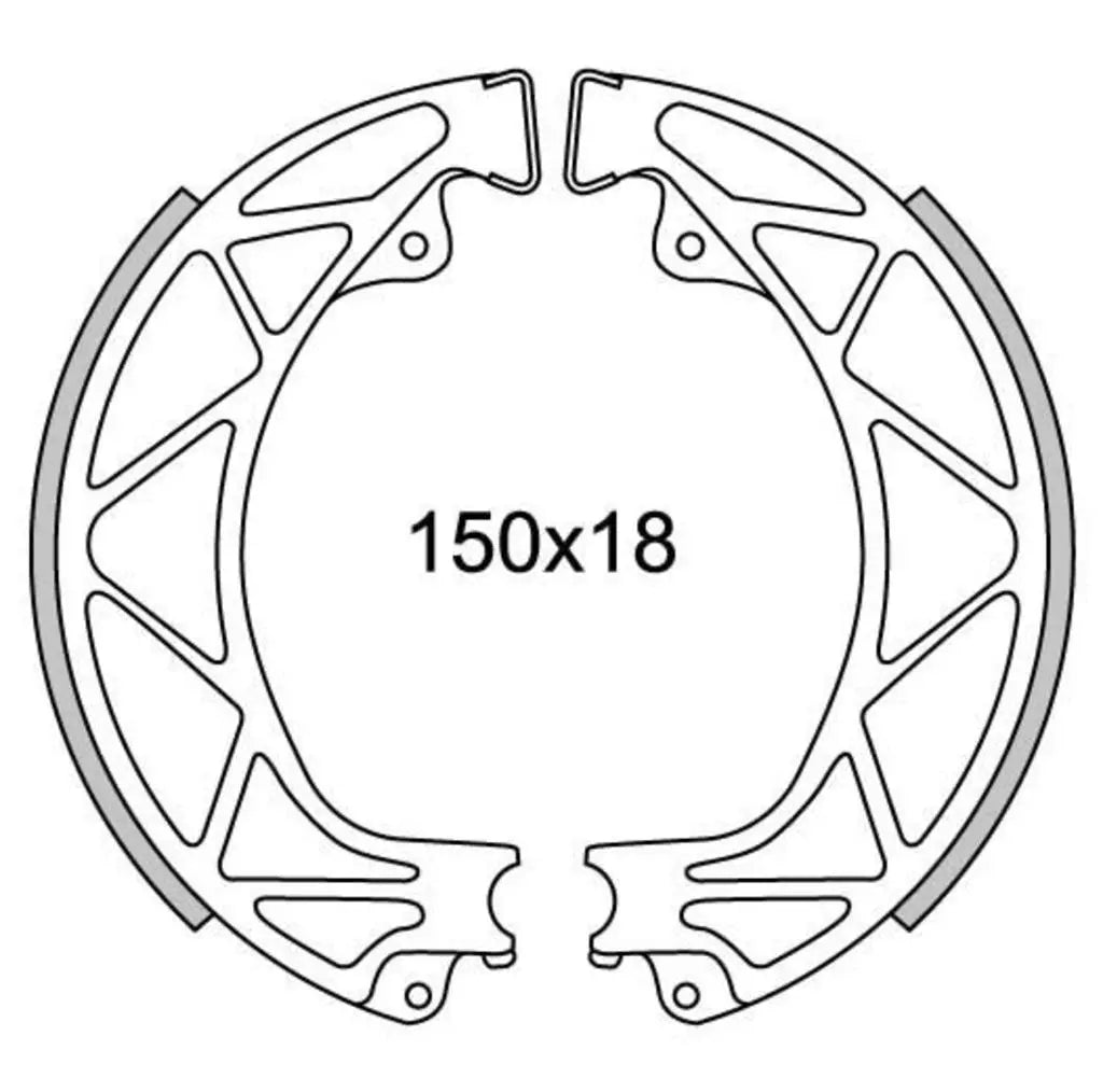 Remsegmentset Newfren GF0265 - AE-trading