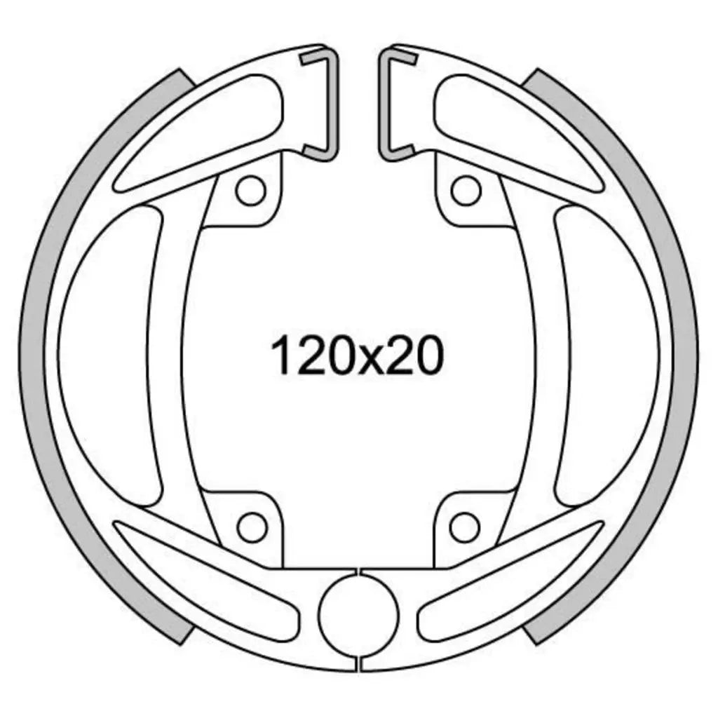 Remsegmentset Newfren GF1125 - AE-trading