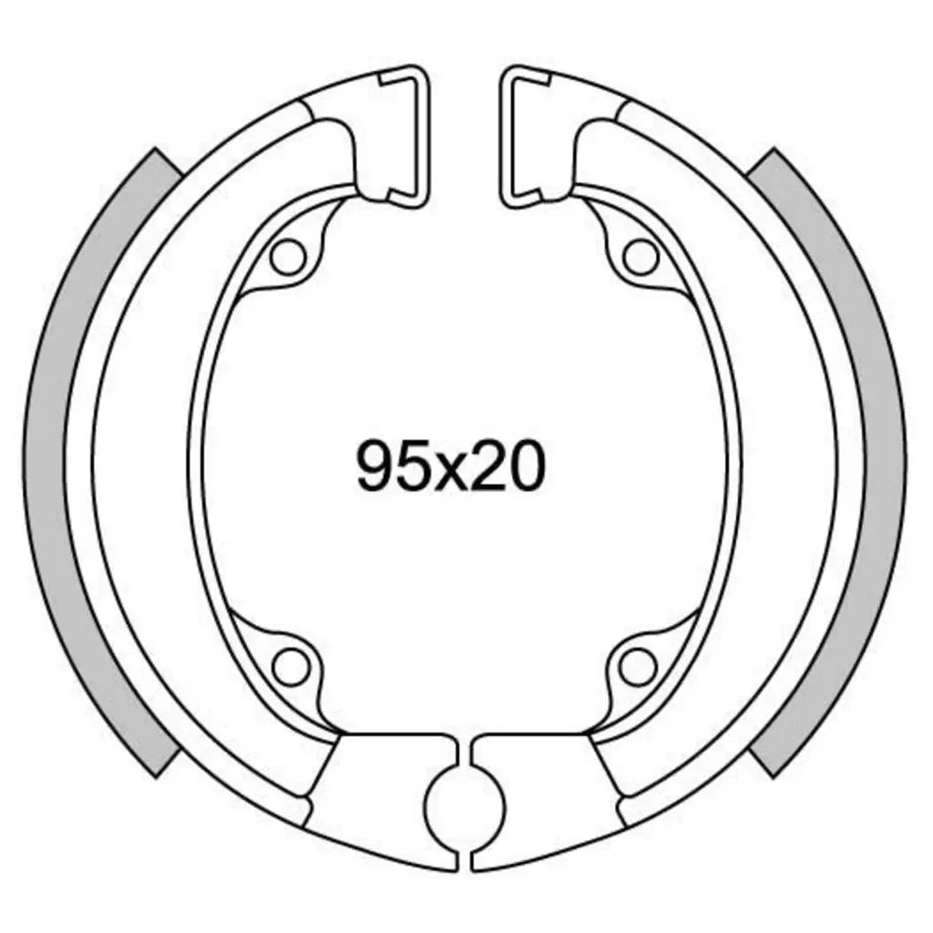 Remsegmentset Newfren GF1198 - AE-trading
