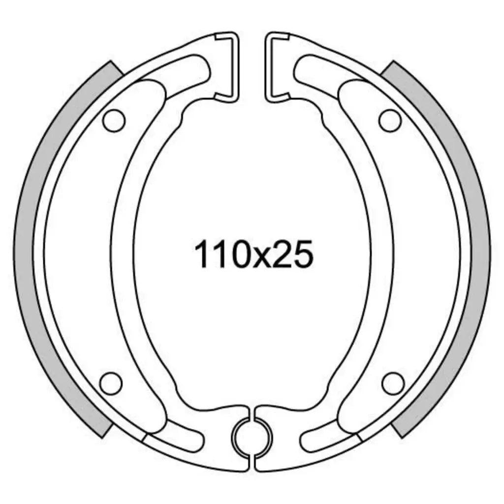 Remsegmentset Newfren GF1200 - AE-trading