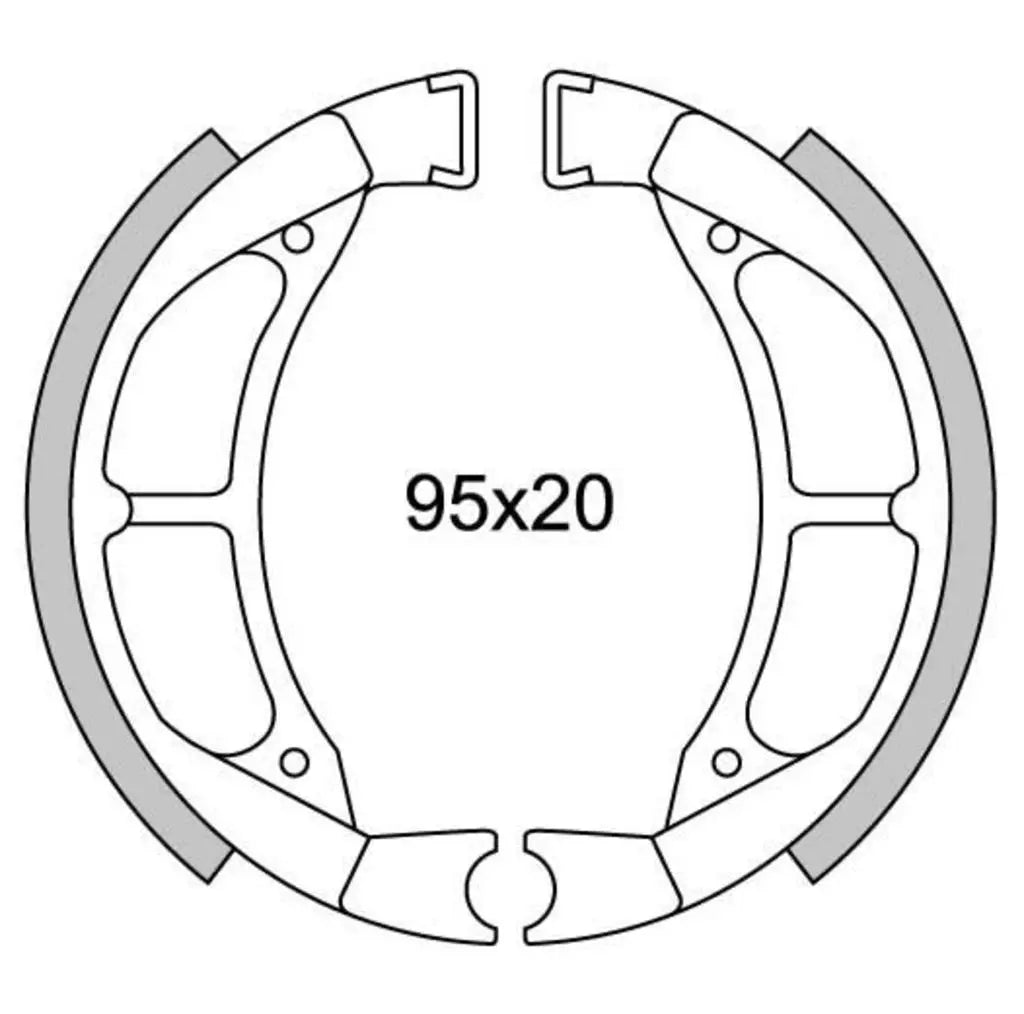 Remsegmentset Newfren GF1217 - AE-trading