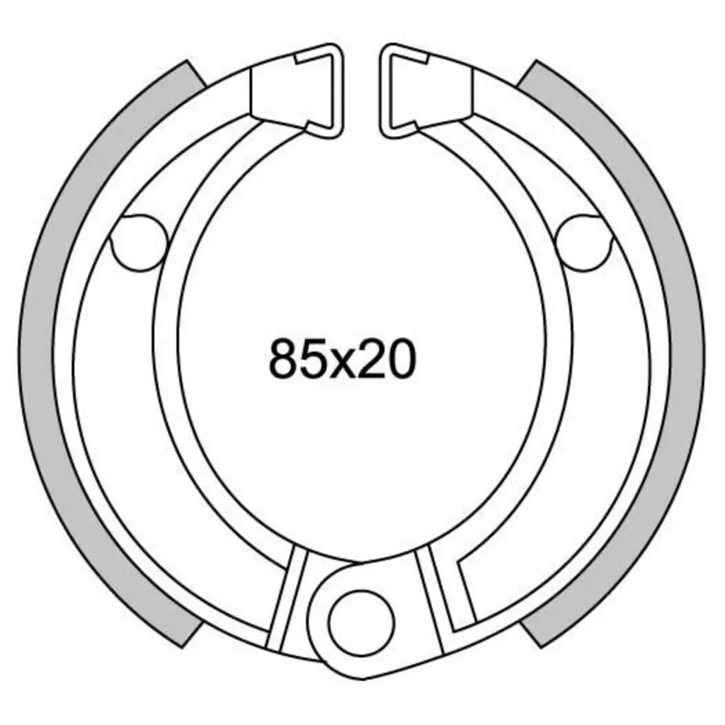 Remsegmentset Newfren GF1253 - AE-trading