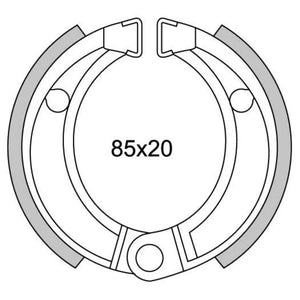 Remsegmentset Newfren GF1253 - AE-trading