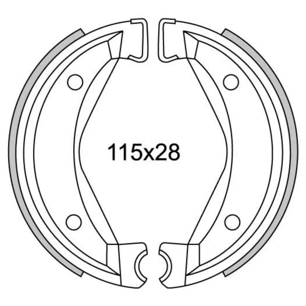 Remsegmentset Newfren GF1295 - AE-trading
