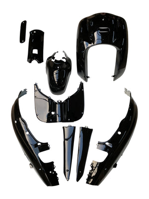 Kappenset 9-delig Glans Zwart | China Retro - AE-trading