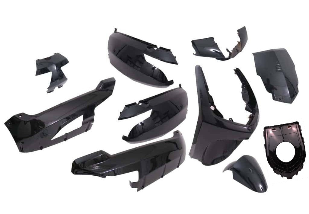 Kappenset 10-delig Zwart | Peugeot New Vivacity - AE-trading