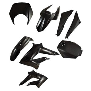 Kappenset 8-delig Zwart | Derbi Senda - AE-trading